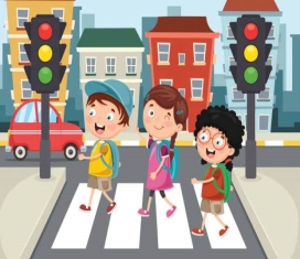 20 дитячих віршів про правила дорожнього руху, світлофор, підземний перехід